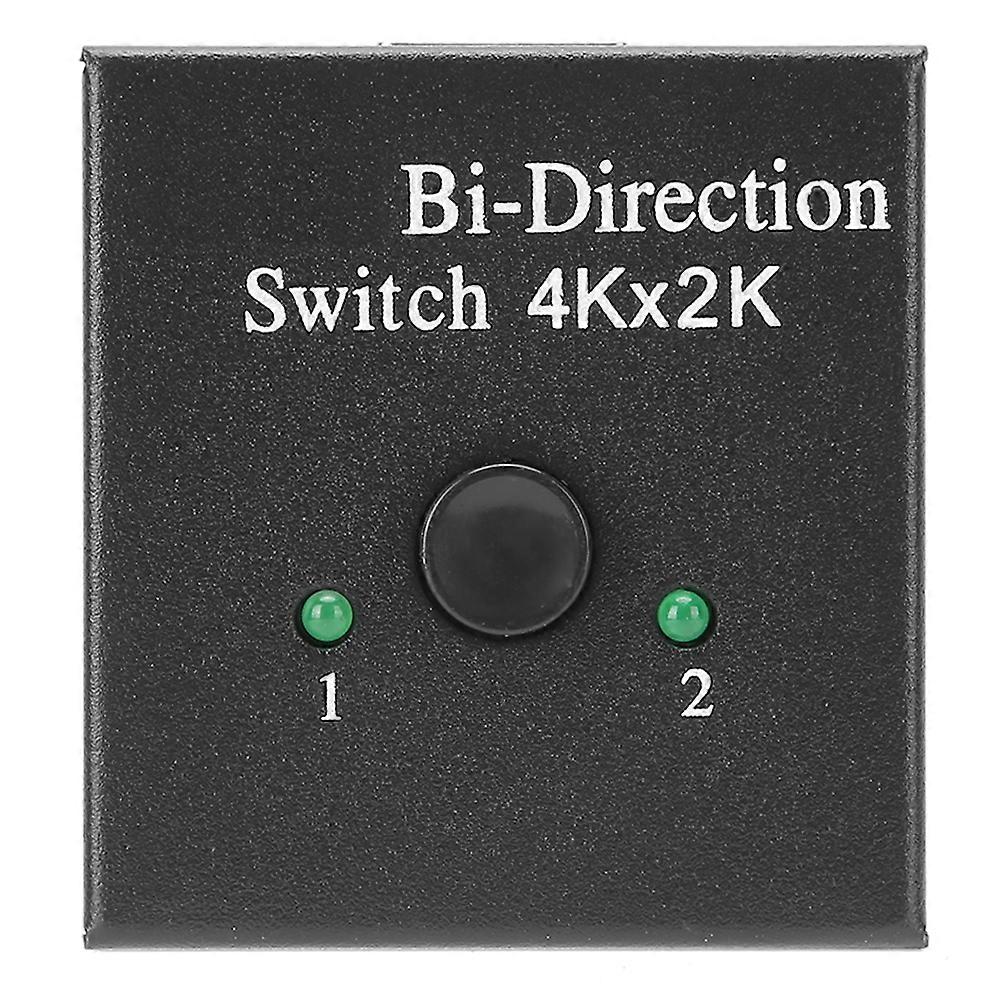 Bidirection Converter Hdmi Switcher Hdmi Splitter Video 1 Input 2 Output Adapter(black )