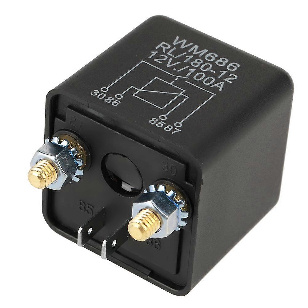 12V 100A Normal Open Heavy Duty Car Starter Relay for Control Battery ON/OFF