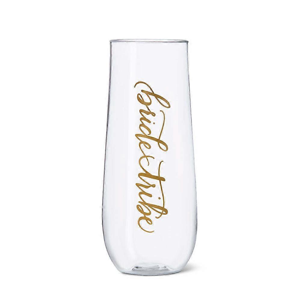 Bride Tribe Durable Plastic Stemless Champagne Cup