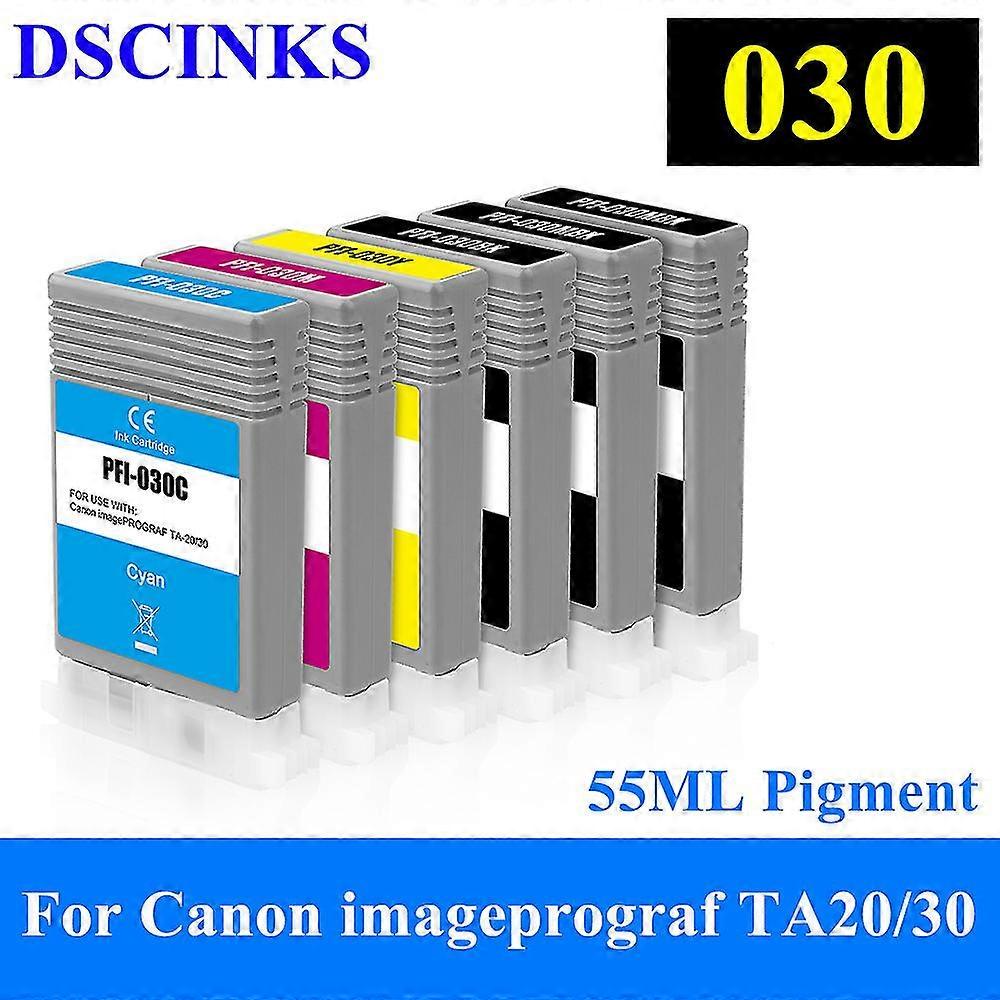 hg 55ML PFI-030 For Canon imageprograf TA20 TA30 Waterproof Pigment Compatible Ink Cartridge TA-20 TA-30 Printer PFI 030