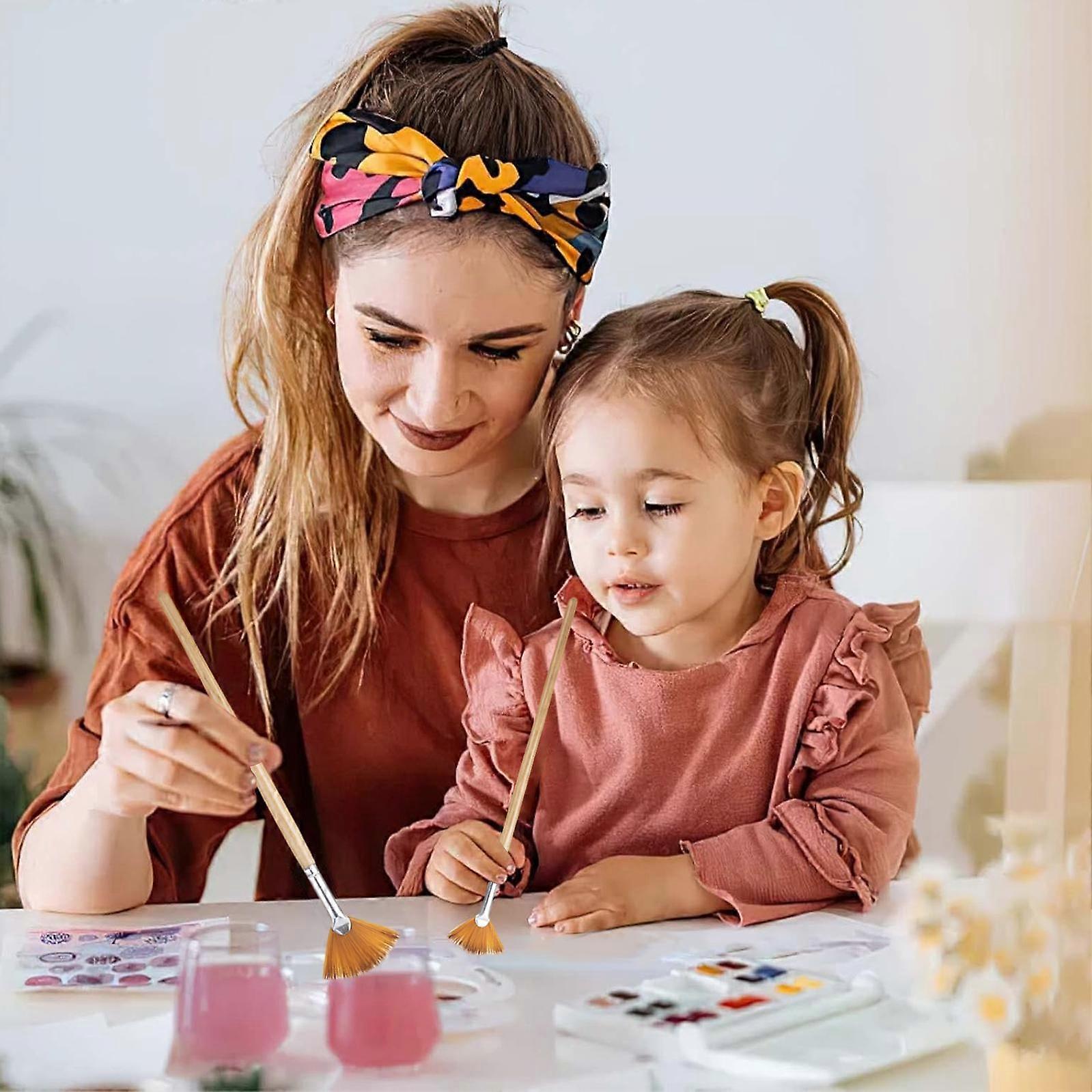 5 stk tremaling vifteformede penner