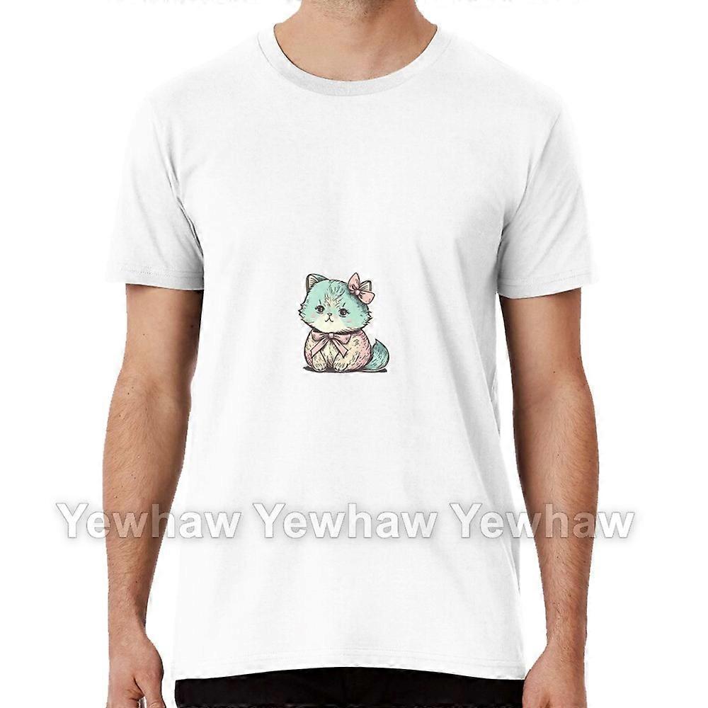 Cute cat T-shirt kitten pet meme animal