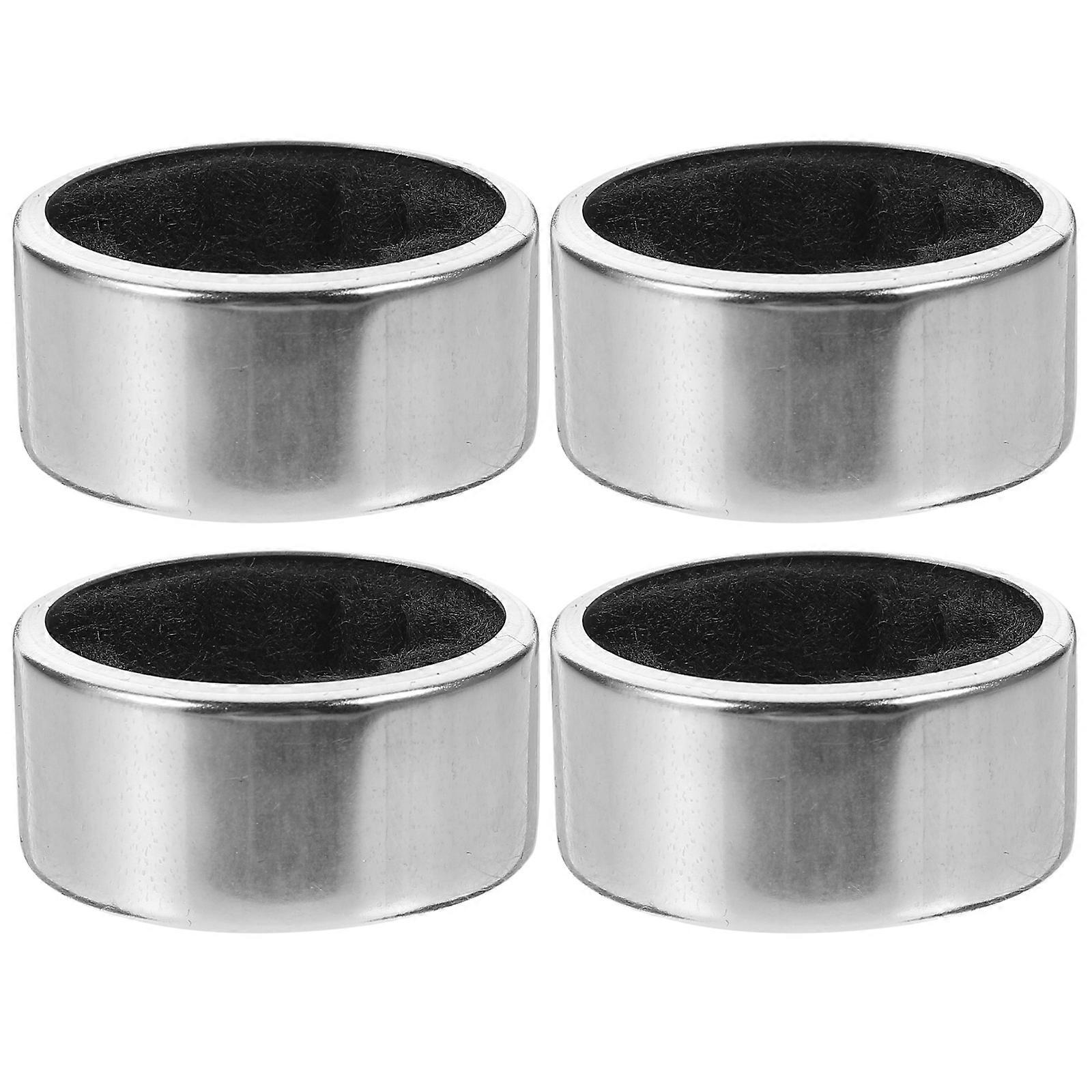 4 قطع النبيذ الأحمر بالتنقيط وقف الدائري الفولاذ المقاوم للصدأ زجاجة النبيذ طوق الدائري تسرب والدليل على مكافحة الفائض الدائري بار أدوات اكسسوارات النبيذ للمطعم المنزلية