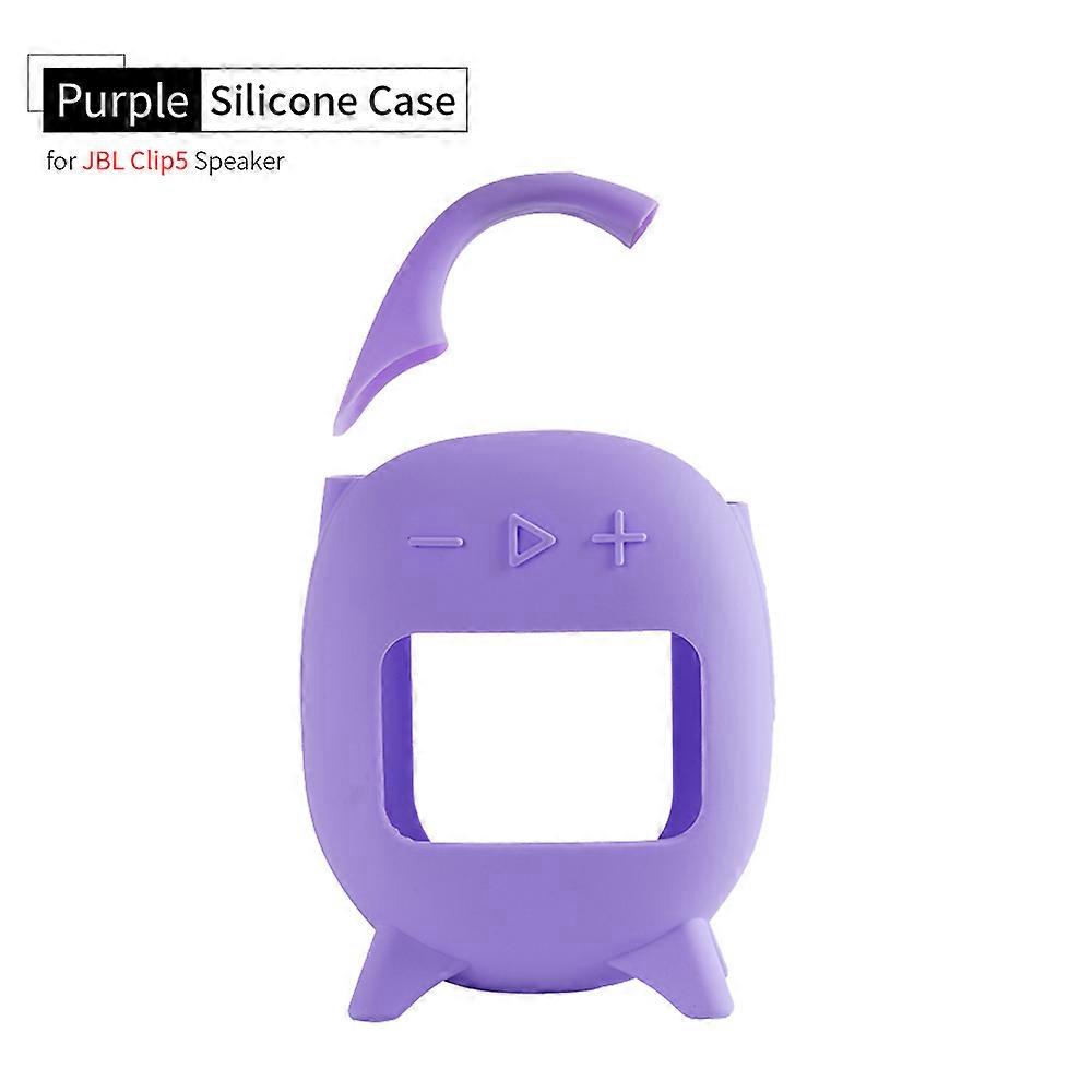 Fsw Quality Speaker Protection For Jbl Clip5 Silicone Protect Case Portable Clip 5 Smart Speaker Storage Shell Outdoor Carry Sleeve