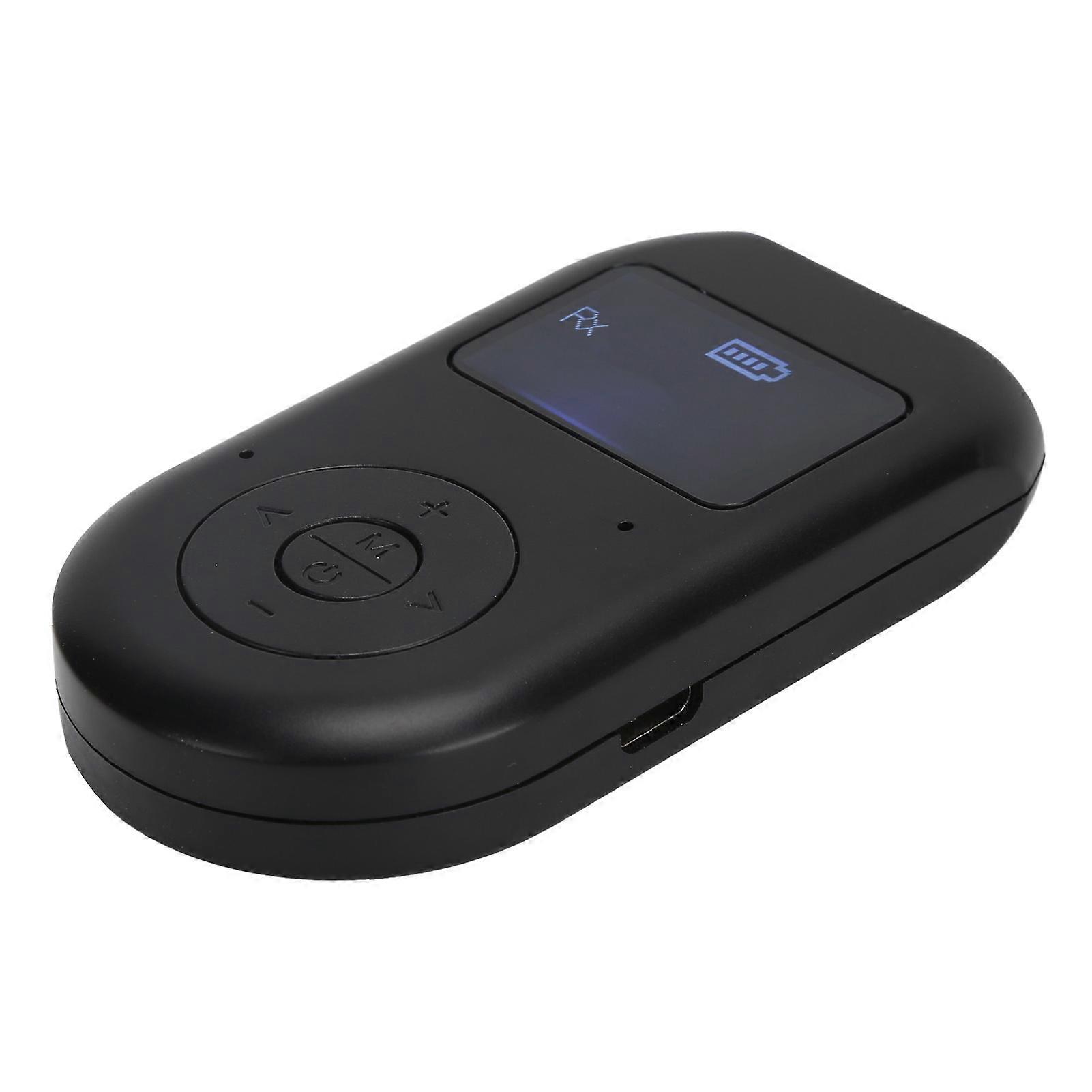2 in 1 Bluetooth 5.0 Adapter Receiver Transmitter Audio Adapter with LCD Display Hands Free