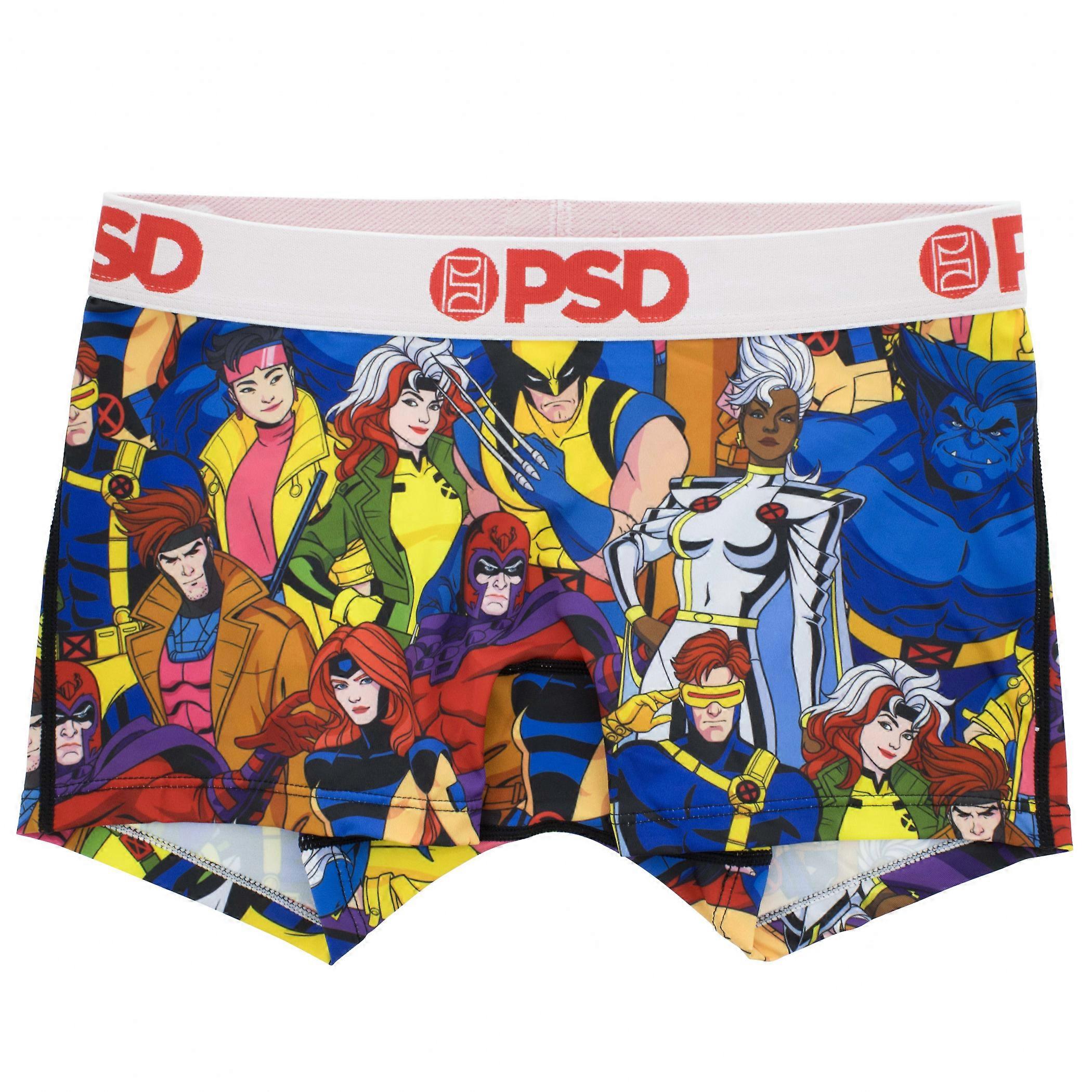X-Men Squad Collage PSD Boyshorts Underwear