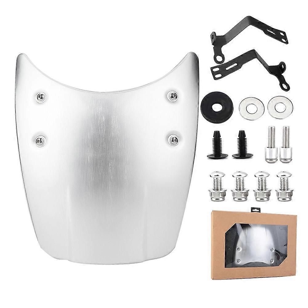 Parabrezza in alluminio per moto BMW R nine T 2014-2017, parti per moto argento YEMAA