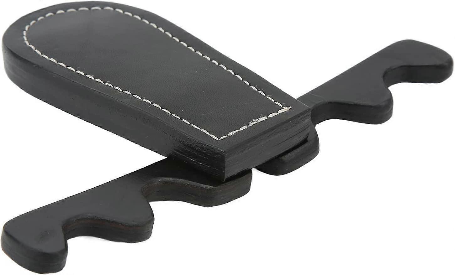 Le support de queue pliable portable tient 4 queues contre la table, la selle en cuir de billard et le rack de rack