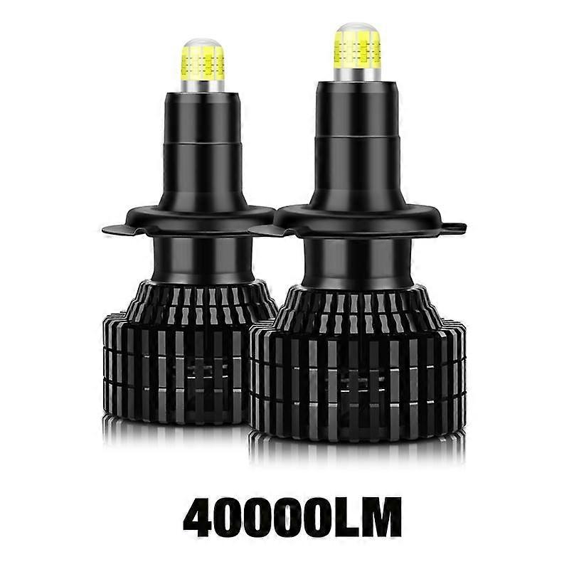 2 stk 30000LM H7 Led 360 H1 HB3 HB4 9012 HIR2 Led H11 H8 9006 9005 Bil frontlyspærer Tåkelampe for Auto 3000K 6000K 12V 3D-brikker