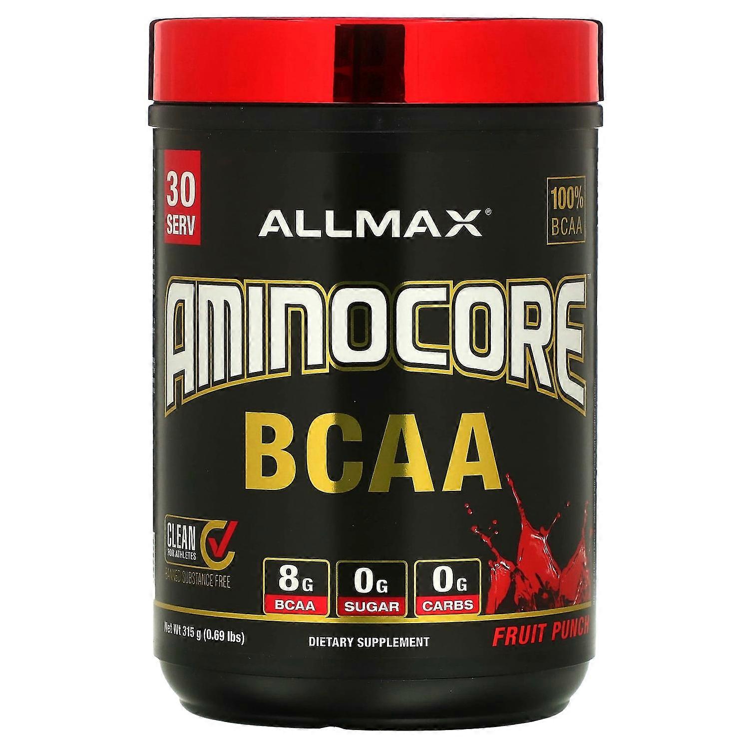 ALLMAX, AMINOCORE BCAA, Fruit Punch, 0.69 lbs (315 g)