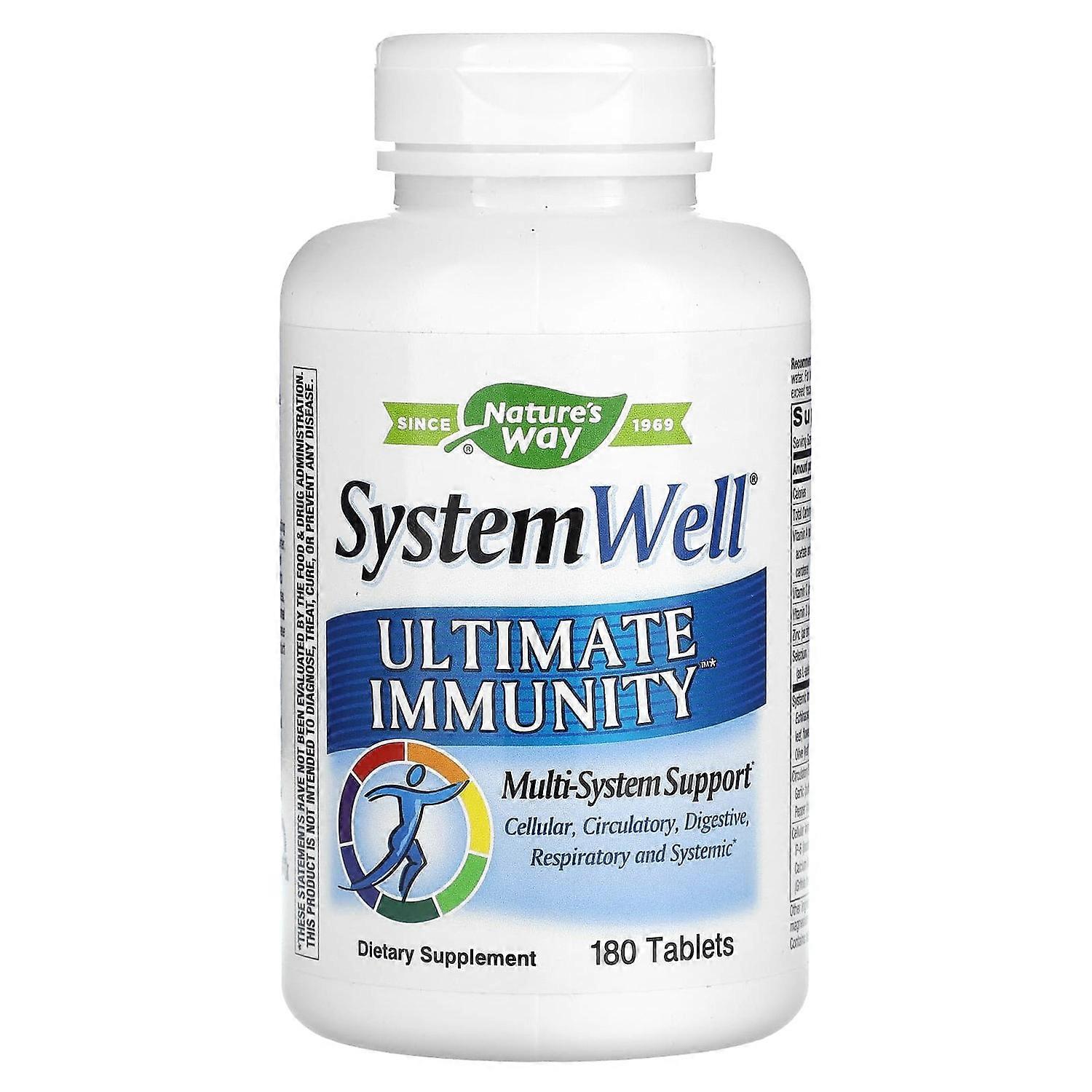 Nature's Way, System Well, Ultimate Immunity, 180 Tablets