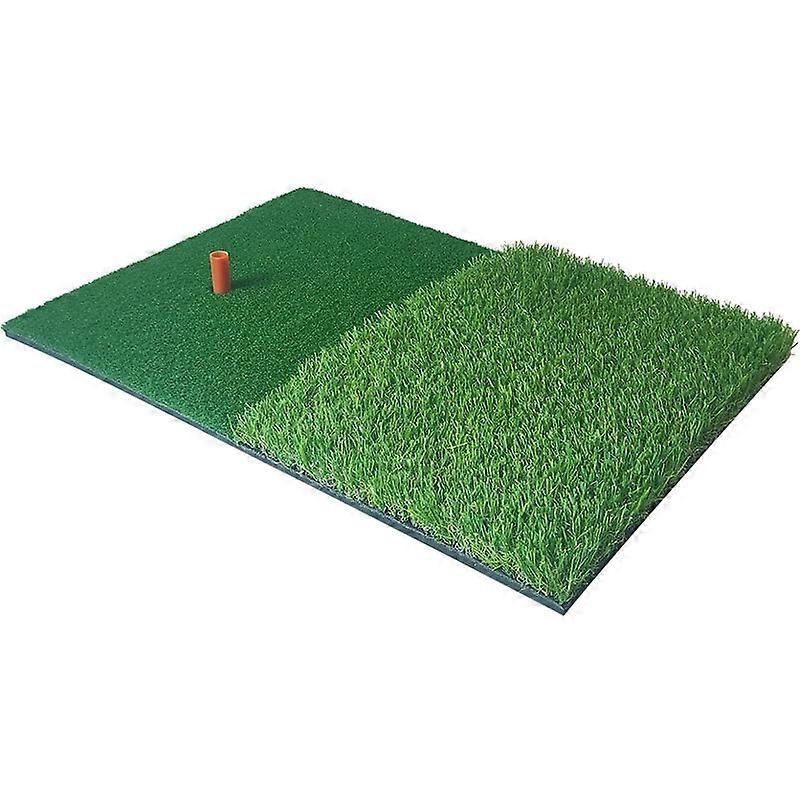 Golf Practice Mat Artificial Lawn Nylon Grass Rubber Tee Backyard Outdoor Golf Hitting Mat Durable