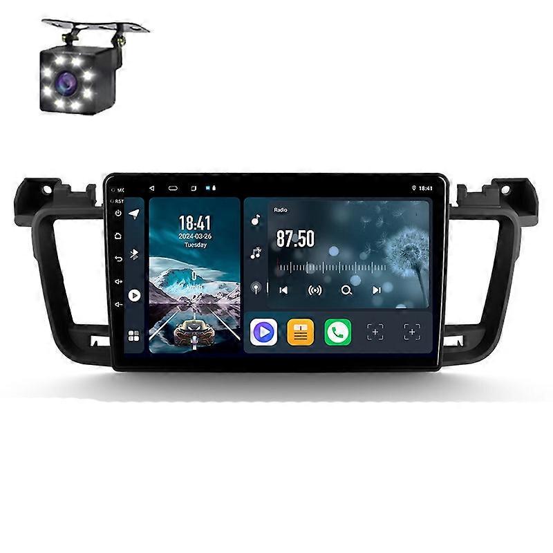 Android Radio For Peugeot 508 508SW 2011-2018 GPS Navigation Stereo Head Unit Dash Carplay