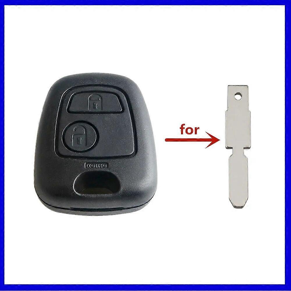 Remote Key Car Key Blade Fob Case Replacement Shell Cover For Citroen C1 C4 for Peugeot 107 207 307 407 206 306 406