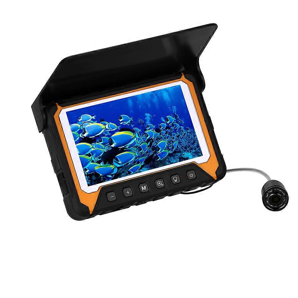 Underwater Fishing Camera with 5in LCD Monitor 120 500,000 Pixels 8 Pcs IR Night Vision for River/Ice Fishing