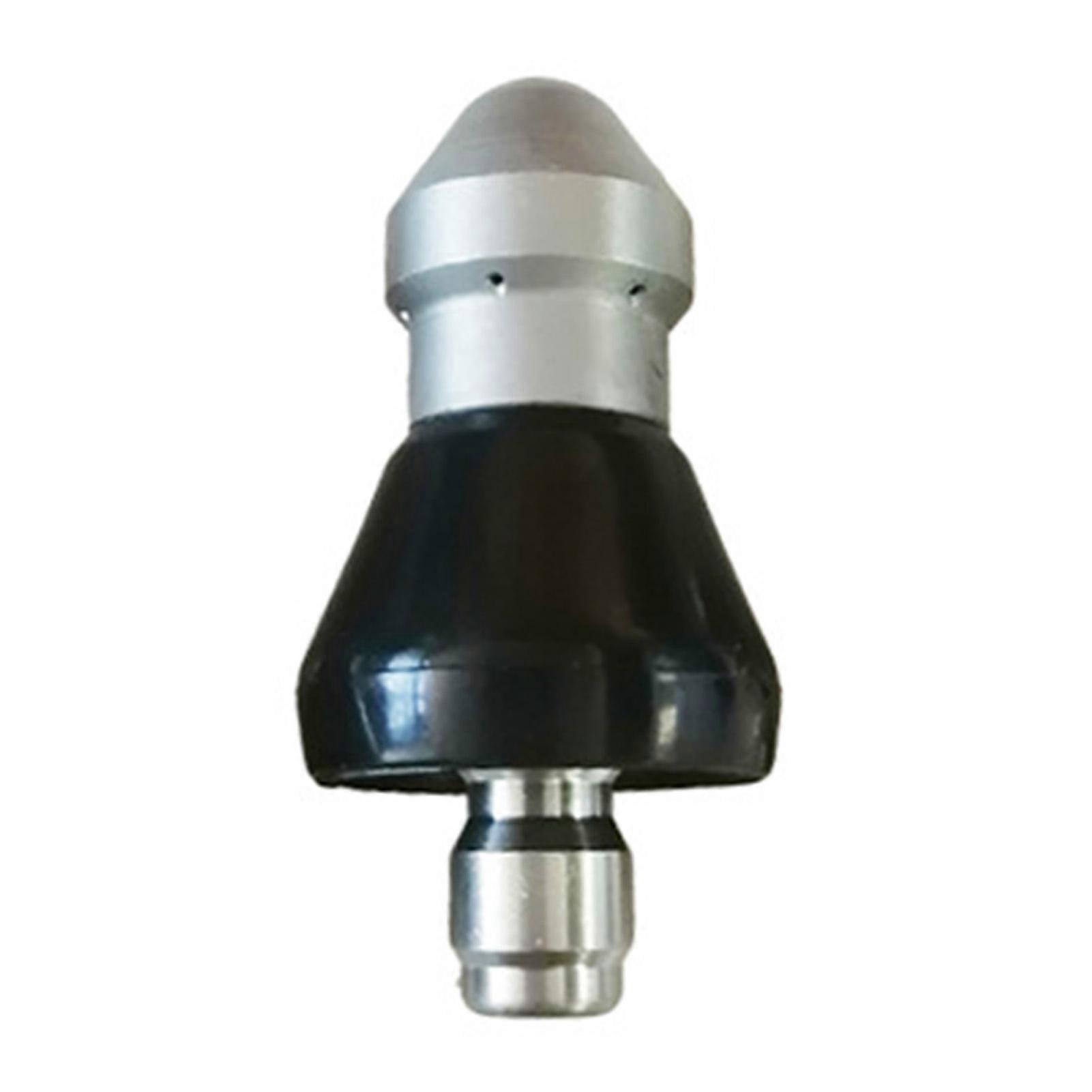 Stainless Steel Fixed Sewer Jet Nozzle Dredge Nozzle Pipe Dredging Nozzle for 1/4 Pressure Washer Quick Connector