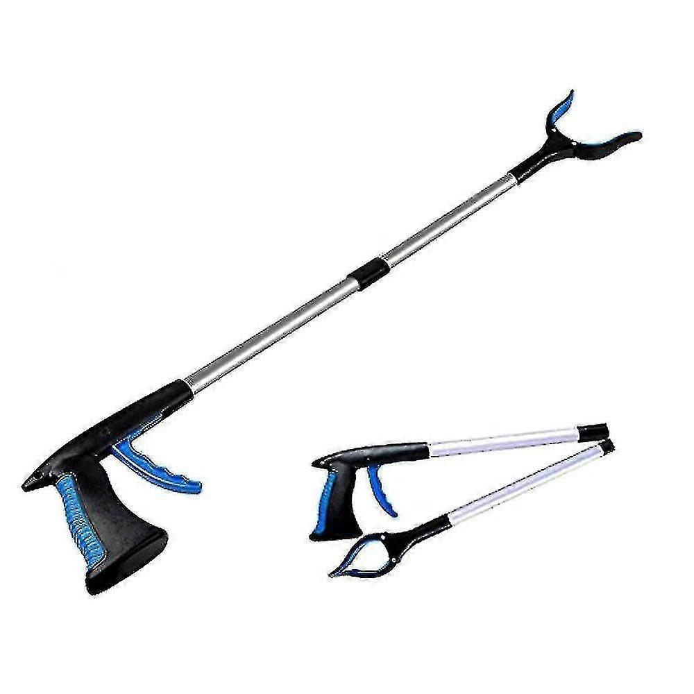ZK- 32 Inch Reaching Assist Tool For Trash Claw Pick Up,litter PickerBlue
