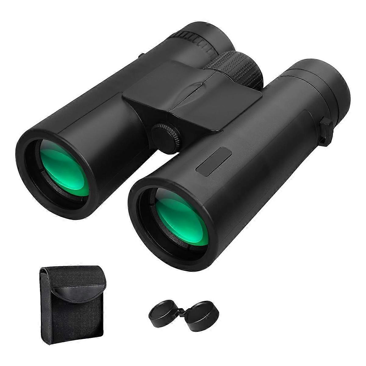 12x42 High Power Binoculars with Phone Adapter Waterproof Low Light Vision Binoculars for Bird Watc