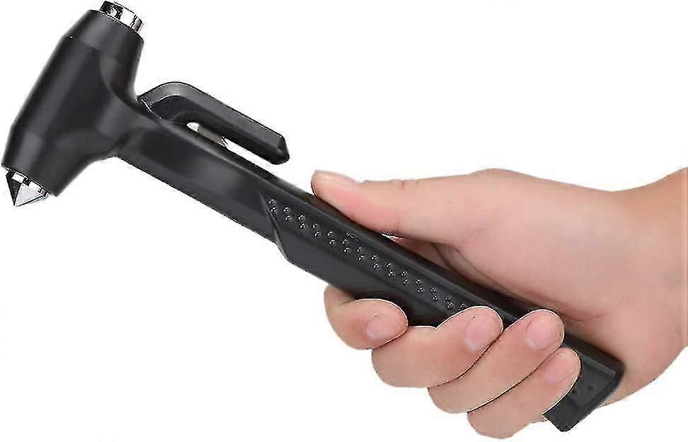 Long Handle Car Safety Hammer with Seat Belt Cutter - Emergency Escape Tool