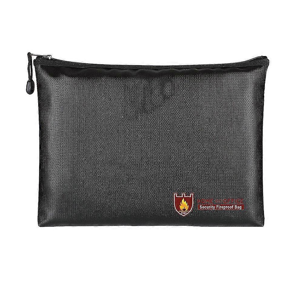 Fireproof Document Bag Fire Resistant & Water Resistant Money Bag Safe Storage