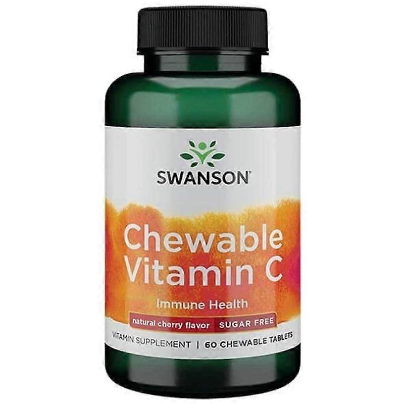 Swanson Chewable Vitamin C Natural Cherry Flavour Chews 60