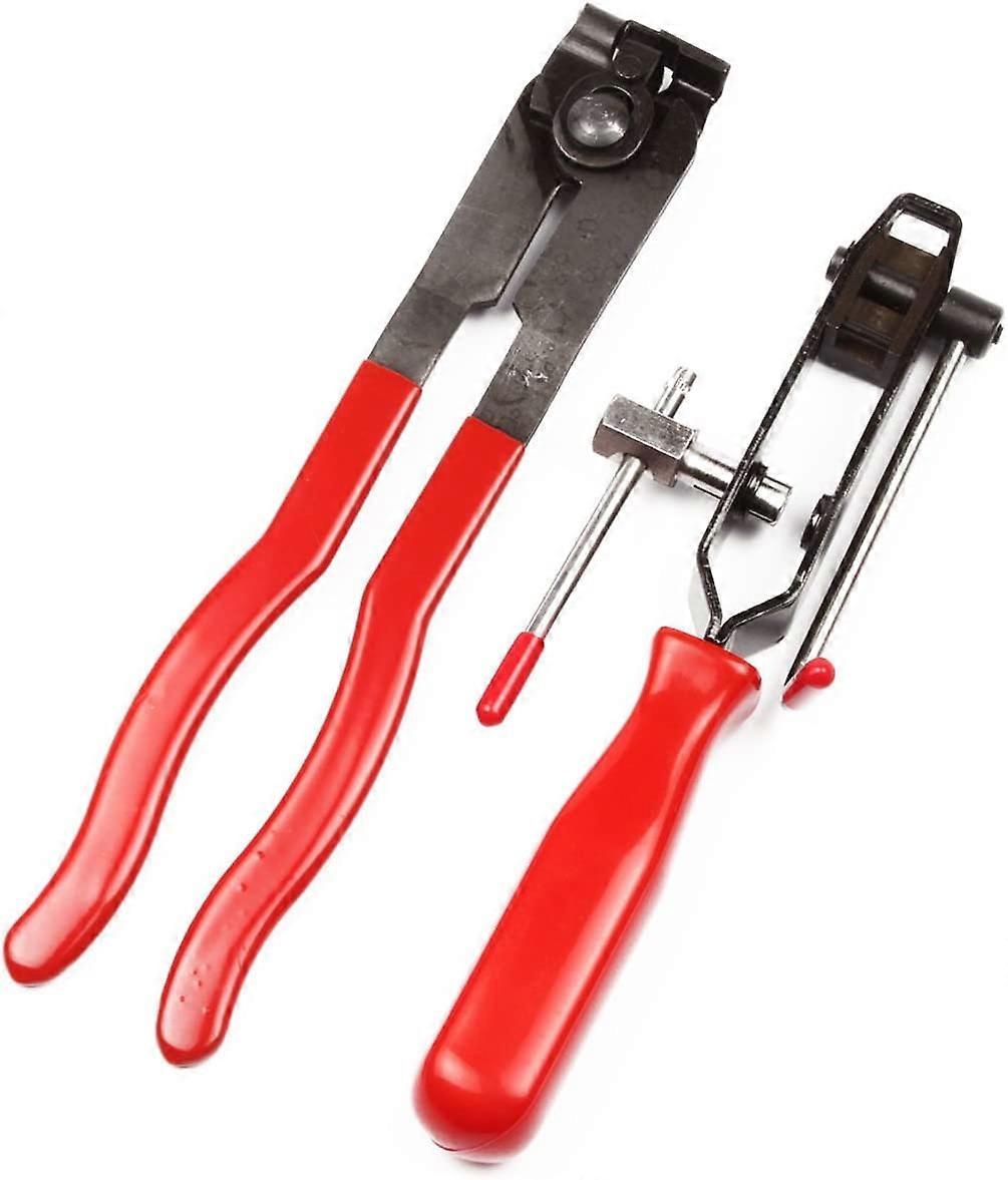 2pcs Auto Cv Joint Boot Clamp Pliers Car Banding Tool Kit Set