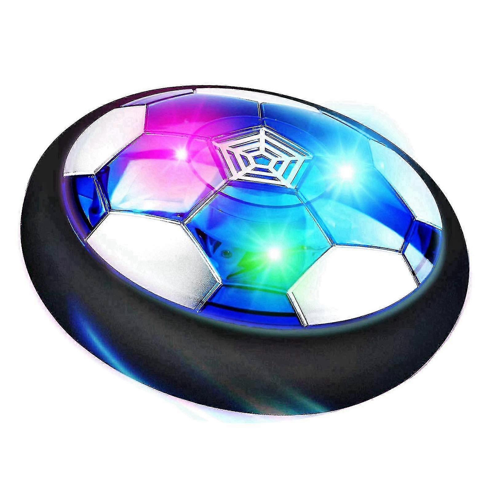 Air Power Floating Football Toy With Flashing Lights For Children Indoor Game