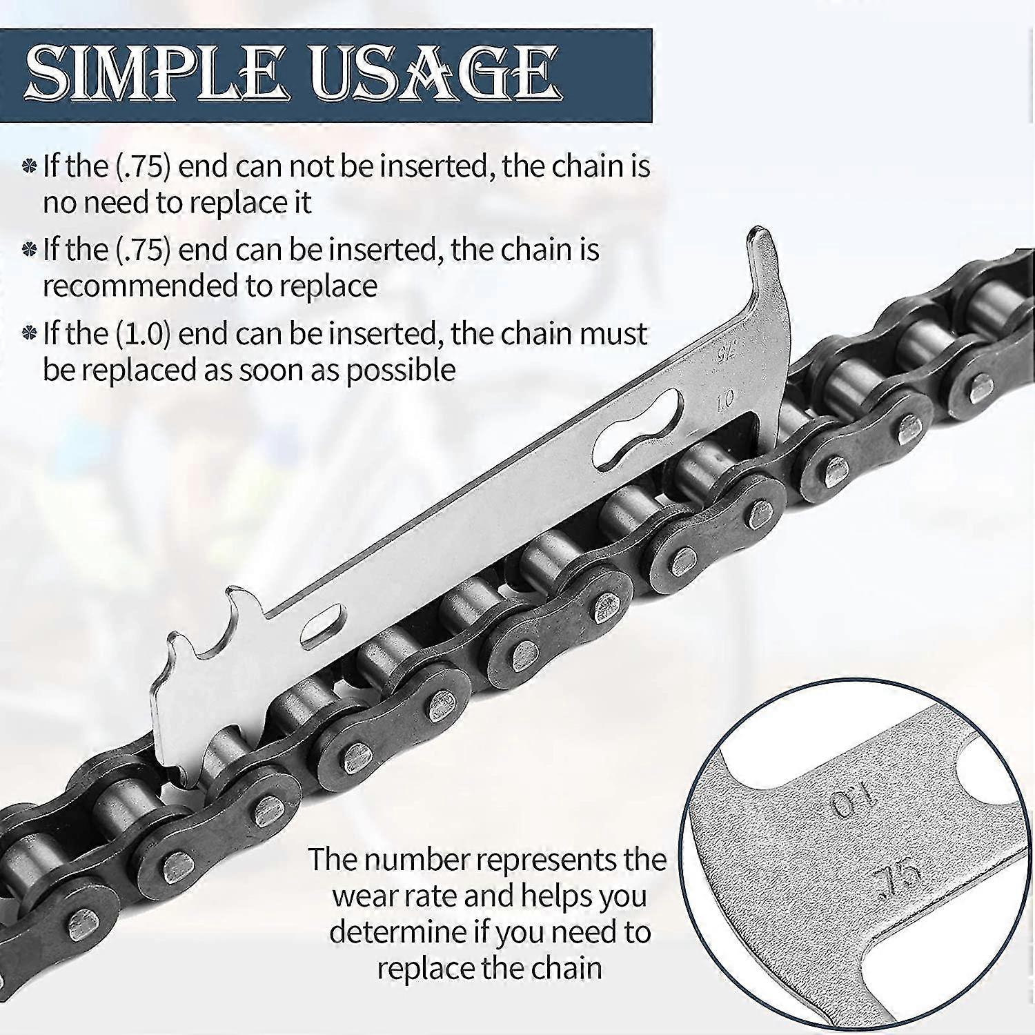Wear Tool How To Measure Bike Chain Wear Measure Bike Chain Wear