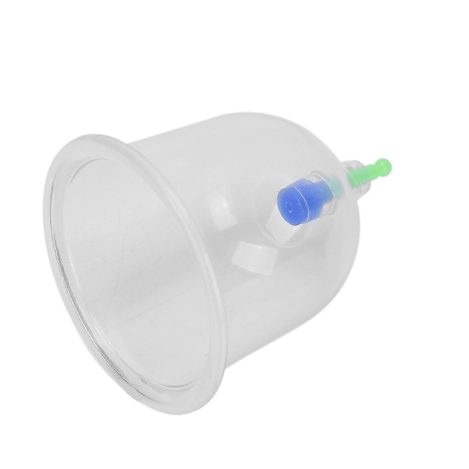 Transparent Cupping Cup Reusable Vacuum Suction Cup for Back Leg Neck Pain Relieve
