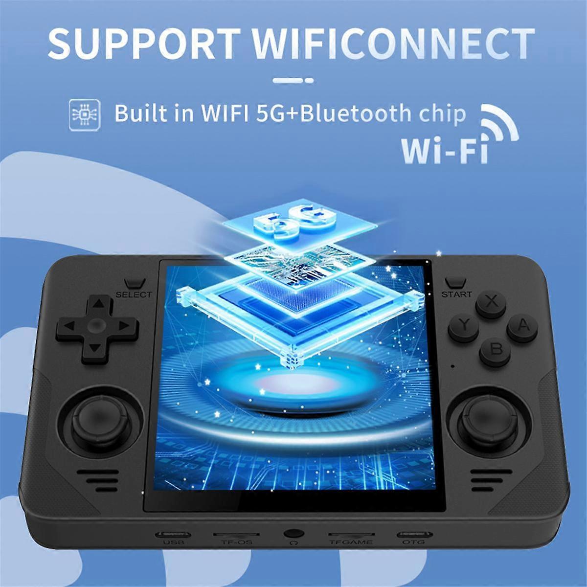 RGB30 Retro Game Console 16G+64G 4.0 Inch 720X720 -Core CPU 5Ghz WiFi+Bluetooth 4100MAh Handheld Ga