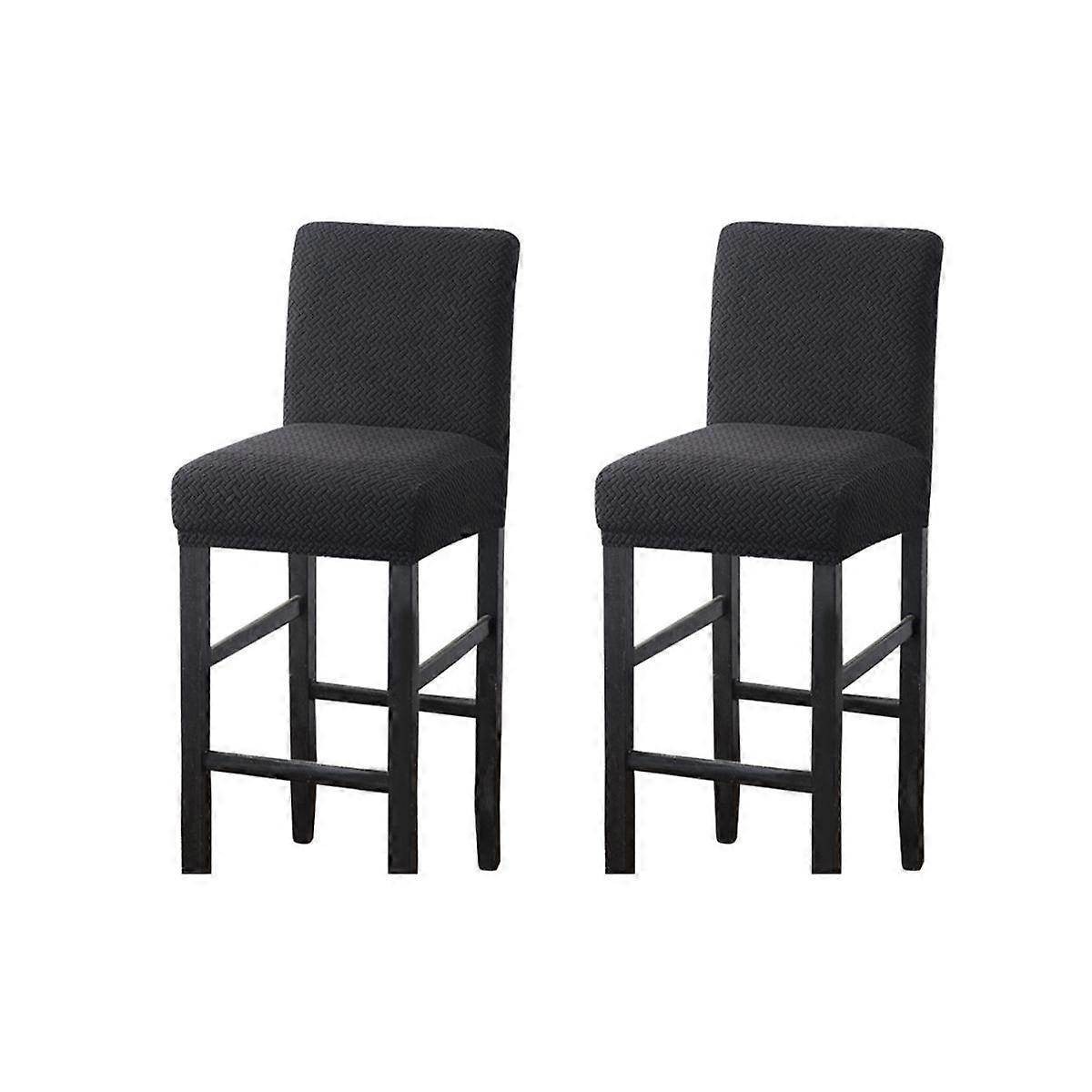 Reusable Pub Counter Stool Chair Covers Slipcover Stretch Removable Washable Dining Room Chair Cove