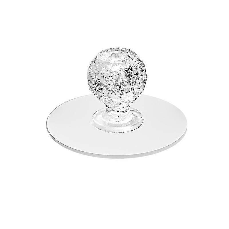 8pcs Knobs Handle Round Drawer Knobs Crystal Door Handle