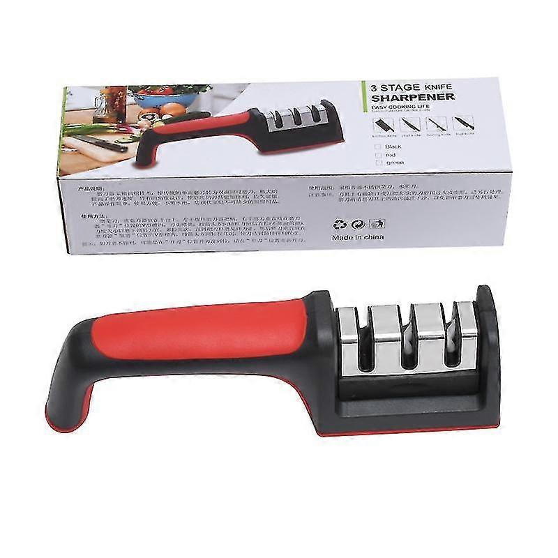 Professional Knife Sharpener - 3 notches - Manual sharpener - Coarse, fine sharpening, sharpening, d