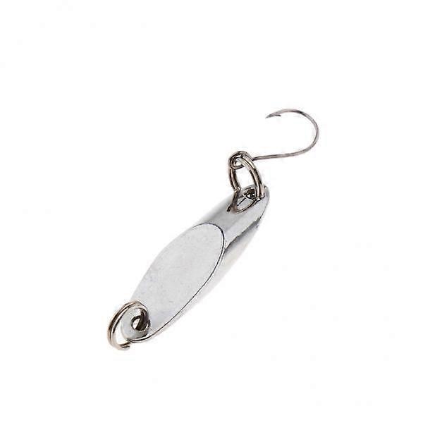 3xSpoon Angelköder Metall Pailletten Jig Spinnköder Jigging Köder 3g Silber