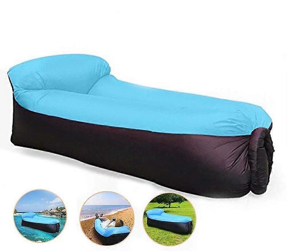 Foldable Portable Inflatable Hammock with Small Bag Waterproof Air Sofa