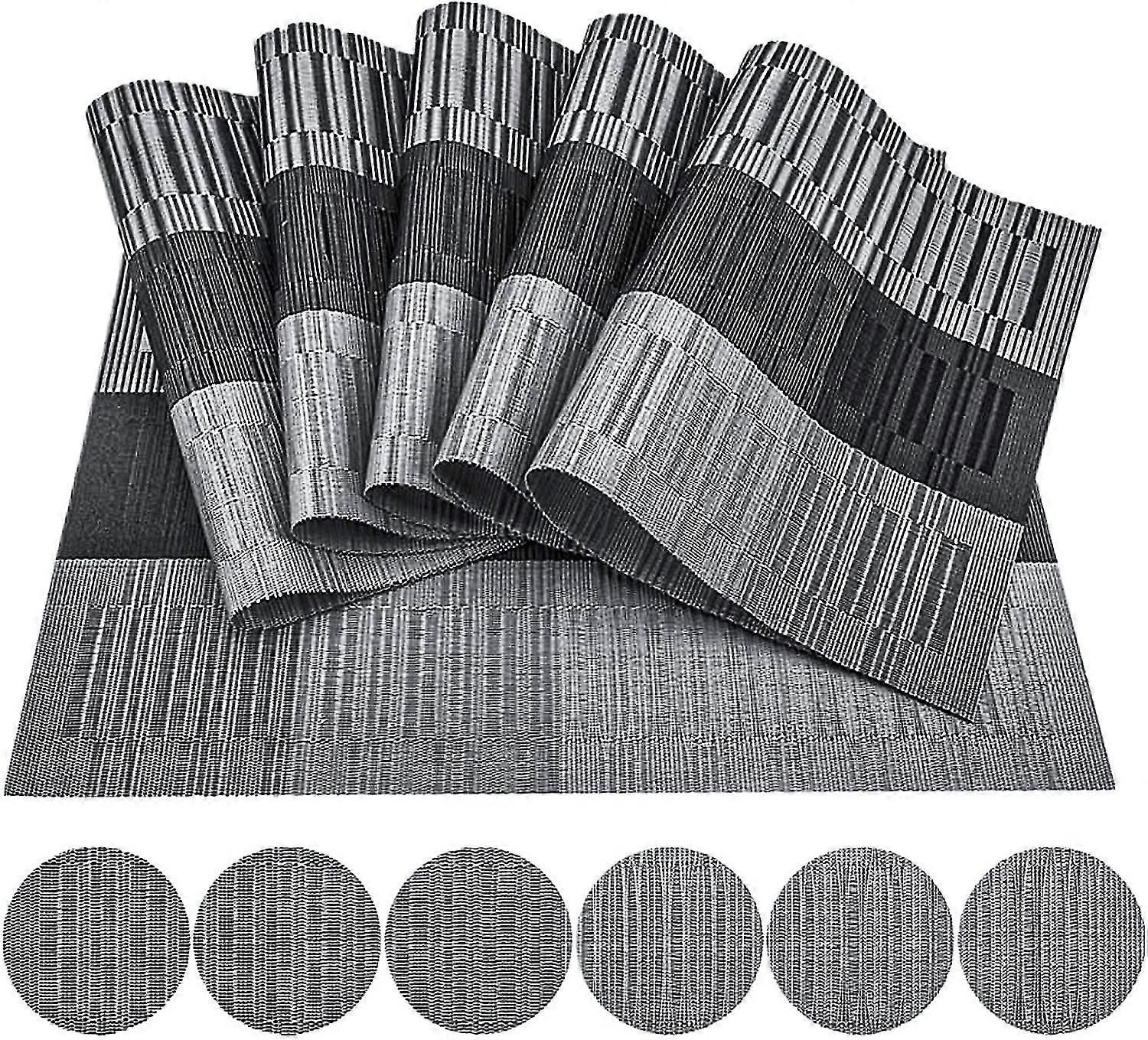 6er Set Tischsets, Abwaschbare Tischsets, Abwischbare Tischsets, 6er Set 45x30cm