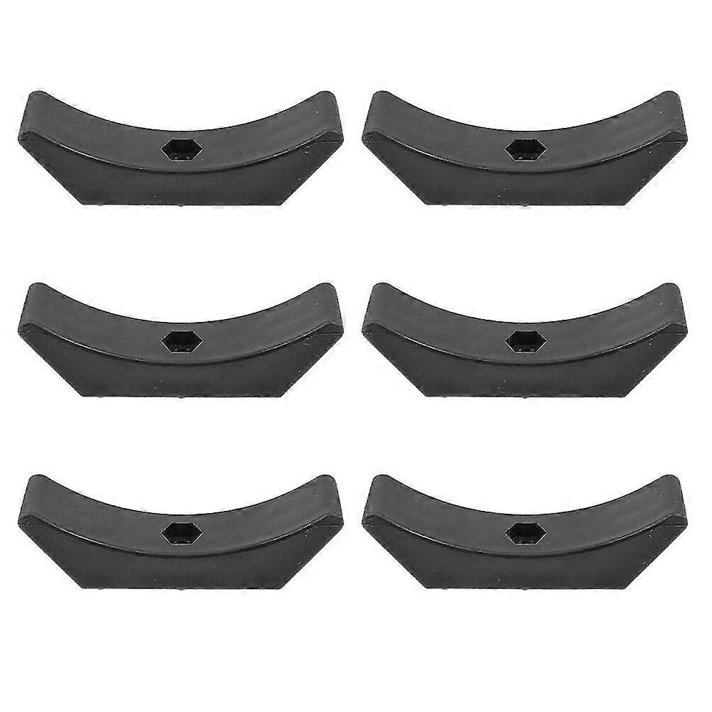 6pcs Dumbbell Saddle Replacement Sturdy Dumbbell Holder Wear-resistant Dumbbell Bracket