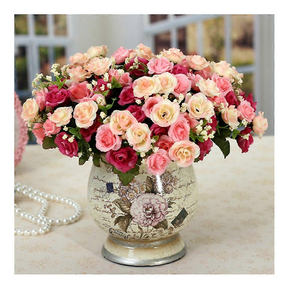 Ceramics Artware Vase Table Decoration Artificial Flower