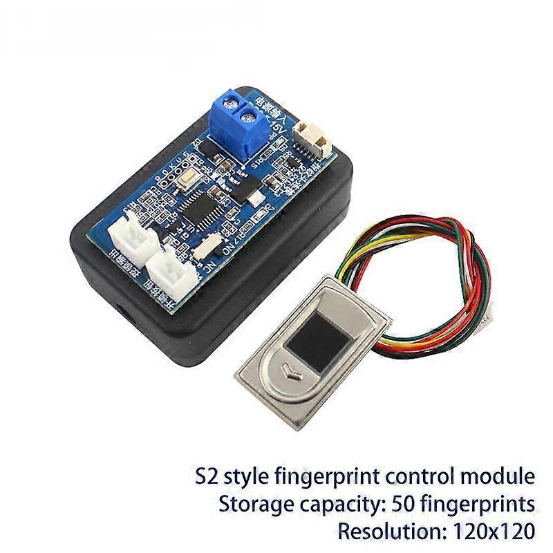 DC12V Fingerprint Verification Module DC5V Electric Lock Control Board Fingerprint Access Control Relay Board