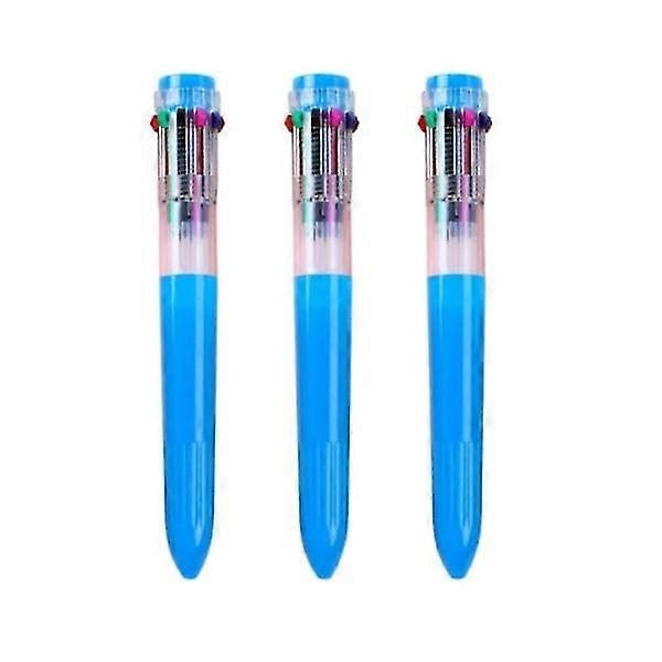 Multicolored pens Ball point pens 3 pcs