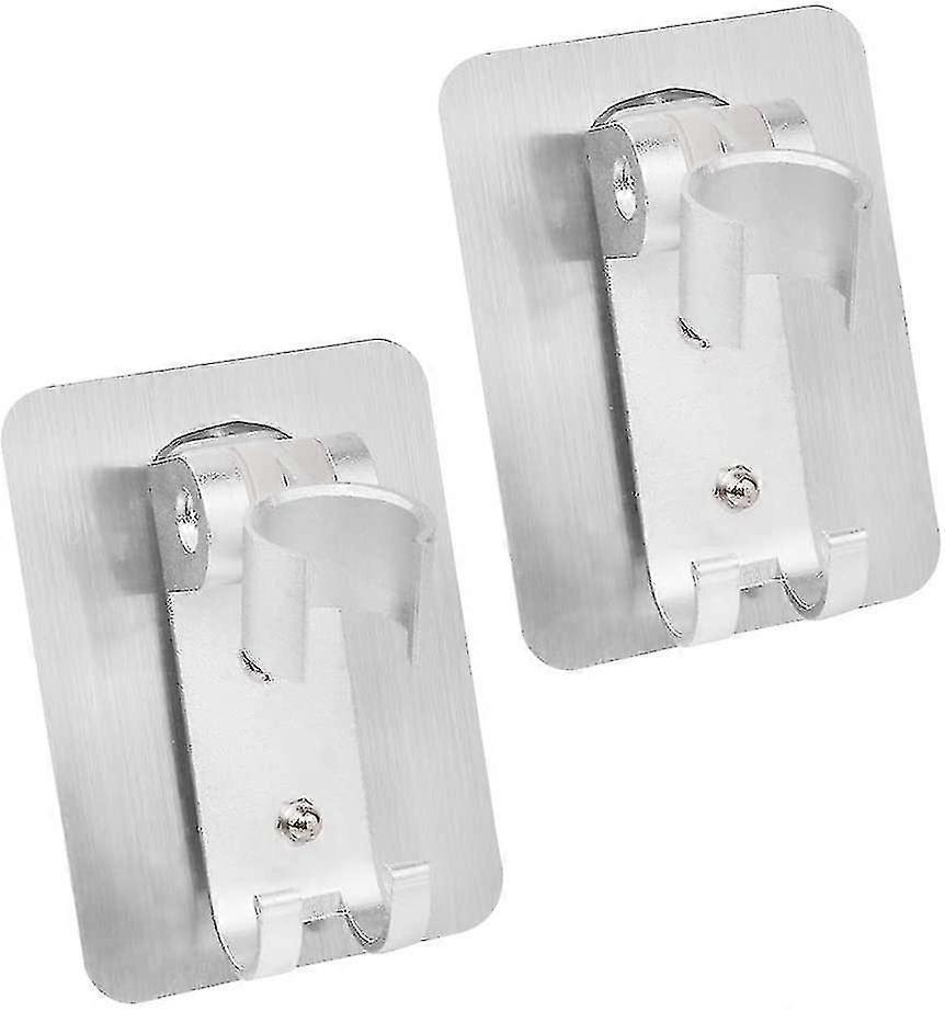 Shower Head Holder Adjustable Wall Mounted Adhesive Shower Bracket With Hooks