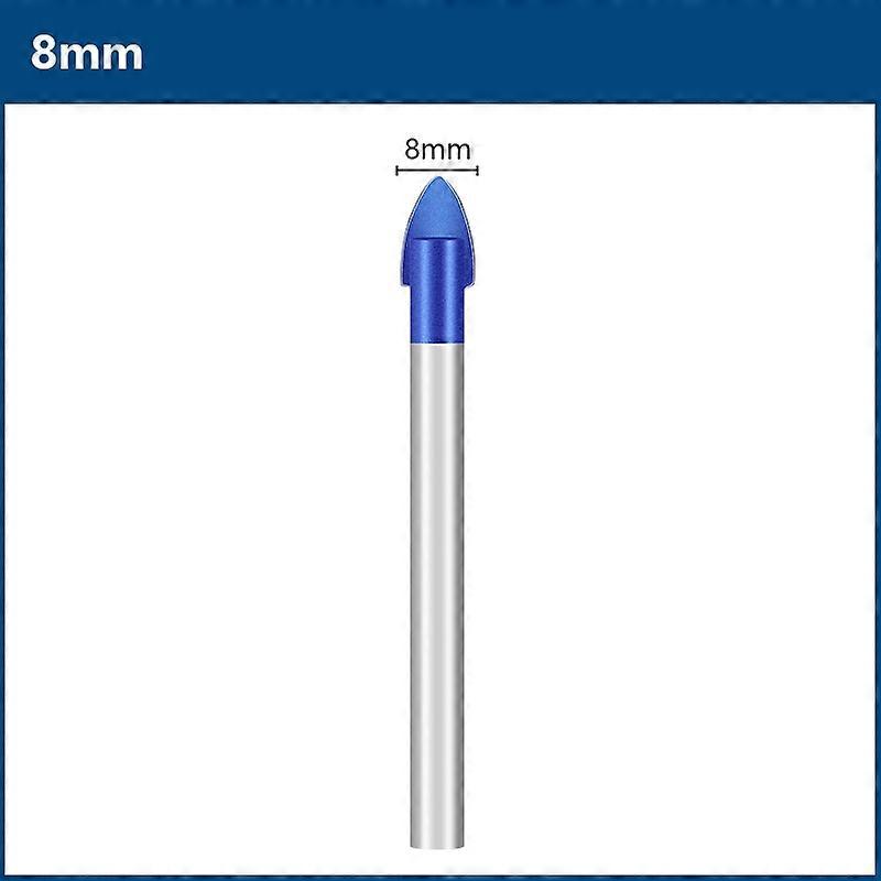 XCAN Glass Drill Bits 6/8mm Triangular Metal Drill Bit Multi-function Carbide Power Diamond Tile Bit