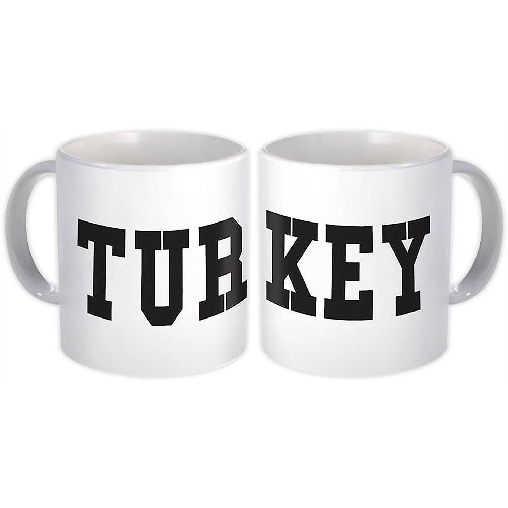 Geschenkbecher: Türkei-Flagge