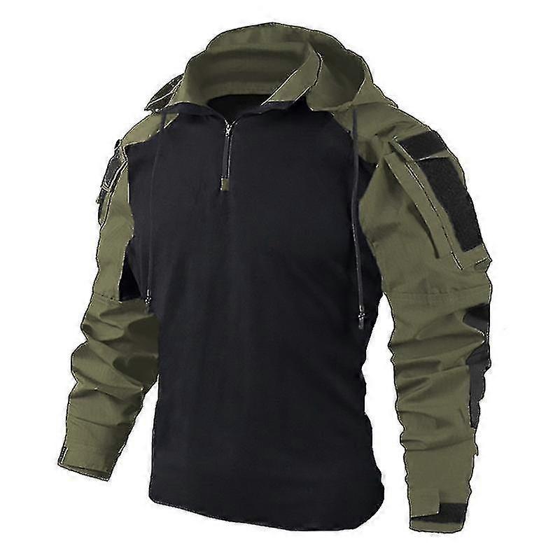 Hombre Camisa Táctica Us Camuflaje Militar Combate Camiseta