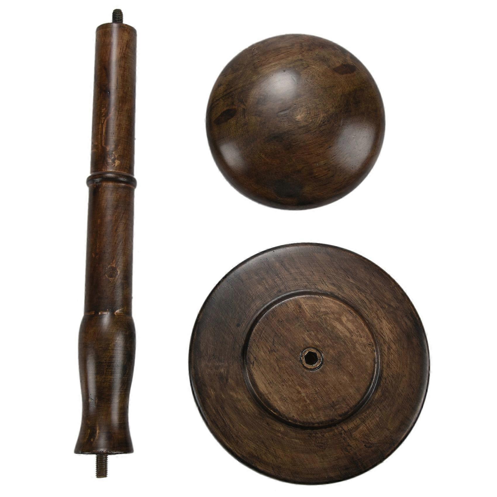 Vintage trähatthållare perukhållare displayställ displayställ