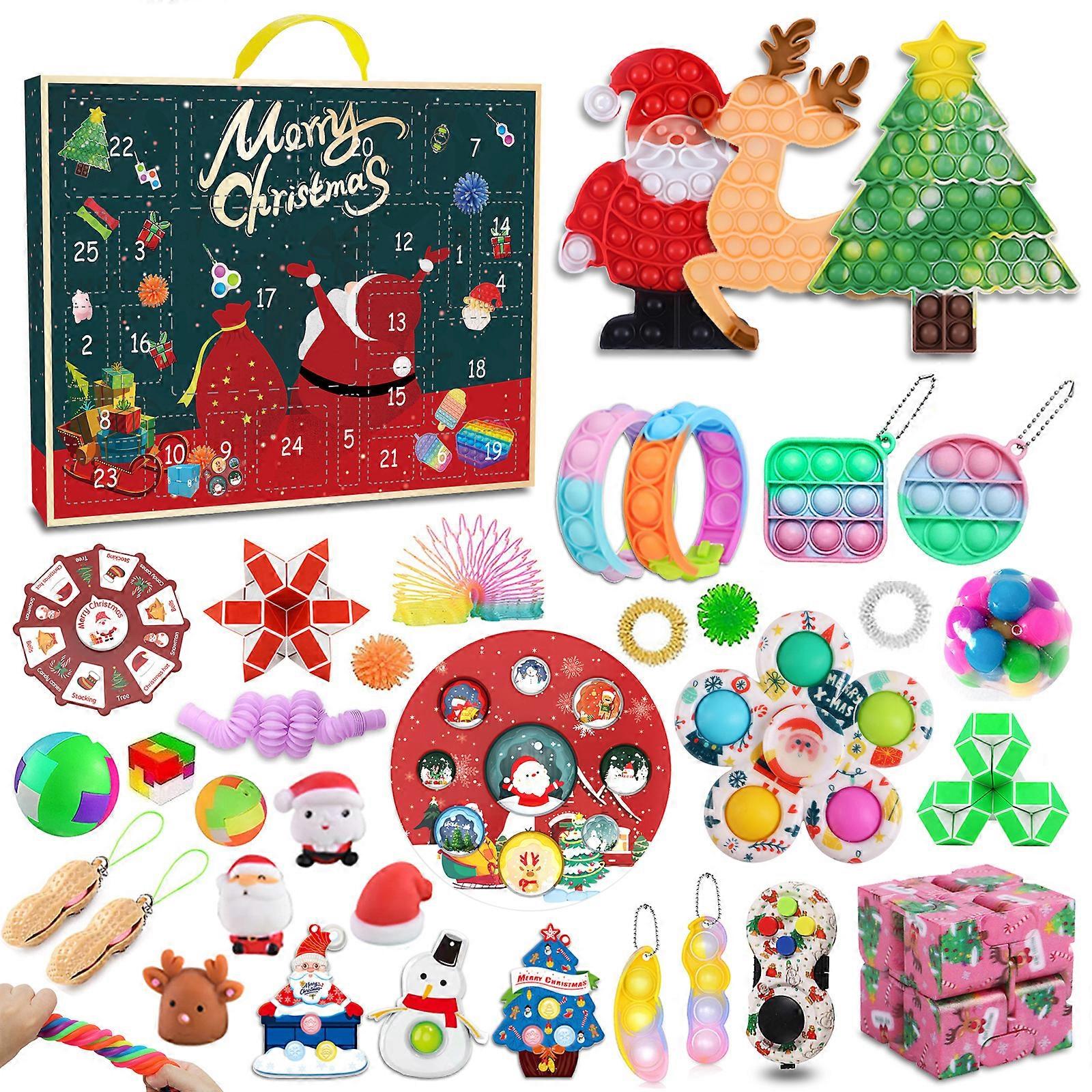 2023 Χριστουγεννιάτικο Ημερολόγιο Advent Παιδικό Δώρο Πάρτι DIY Παιχνίδι - Ημερολόγιο αντίστροφης μέτρησης 24 ημερών - Χριστουγεννιάτικο δώρο, Party Favor C8