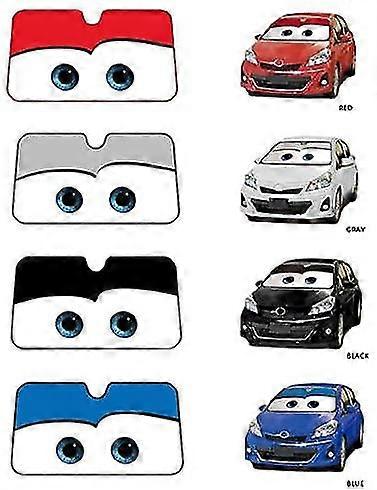 Car Windshield Sunshade Cartoon Eyes Front Auto Sun
