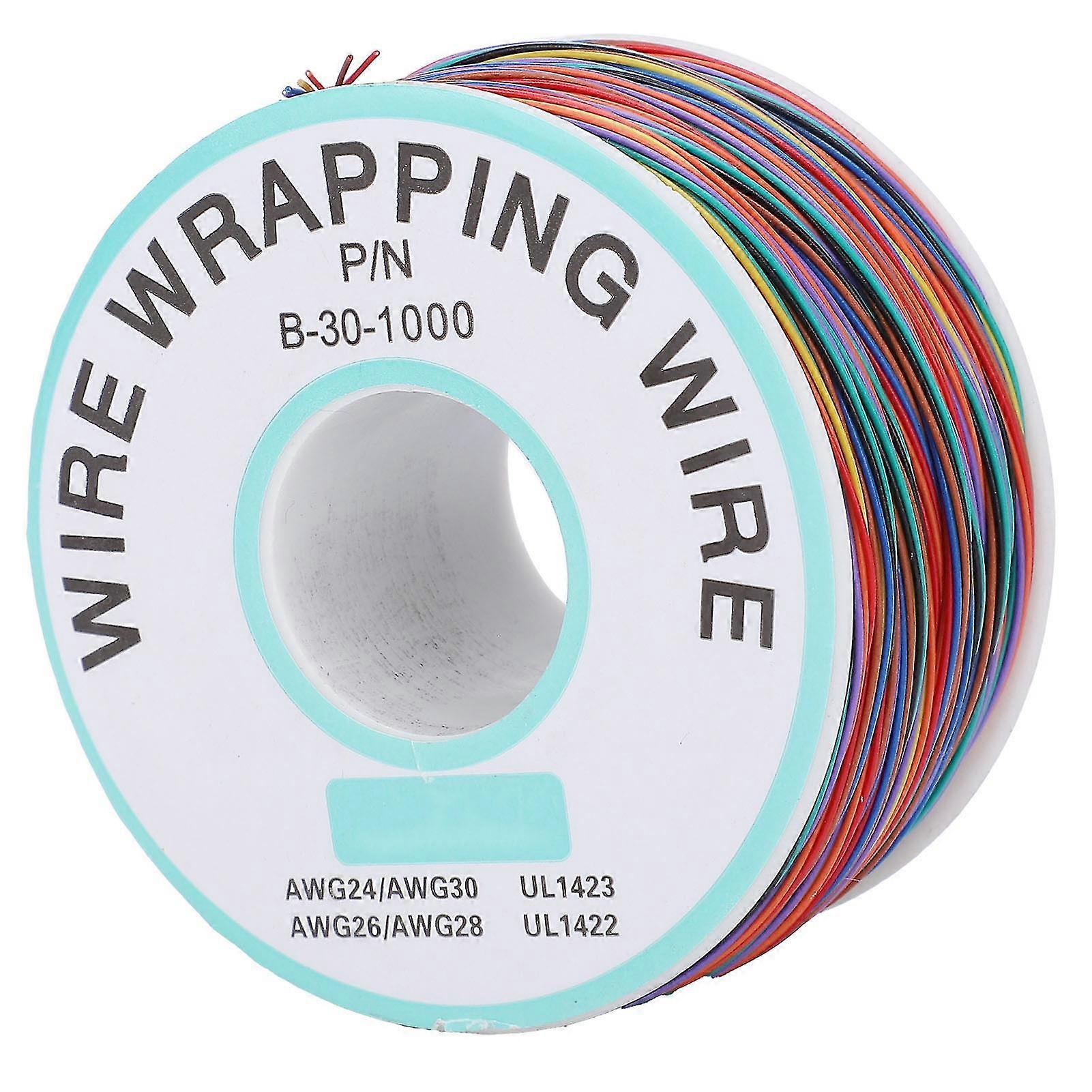 8 Colors Circuit Board Flying Wire Tin Plated Copper PCB Wrapping Wire Cable for Aviation 30AWG