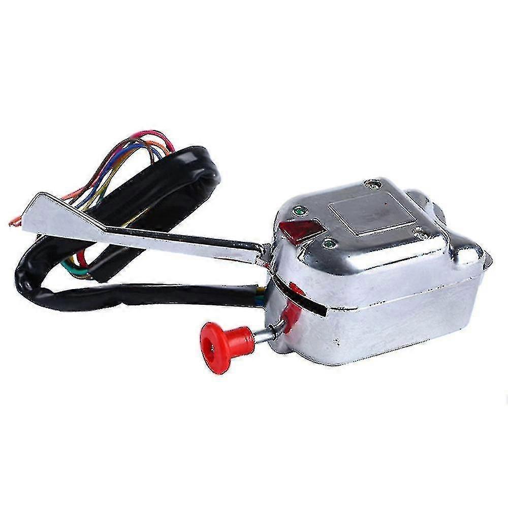 Chrome 12v Universal Rat Turn Signal Switch Compatible with P111-HL101-2PIN