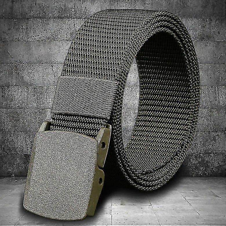 Plastik Toka Naylon Kanvas Kemer Erkekler Kadınlar Açık Hava İşi, 1.5 inç Genişlikte Metalsiz Askeri Taktik Bel Kemeri Havaalanı Dostu